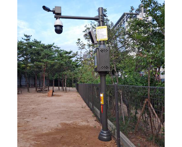 관내 공원에 설치된 CCTV